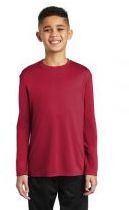 Port & Company Youth Long Sleeve Performance 3.8-ounce 100% Polyester T-shirt